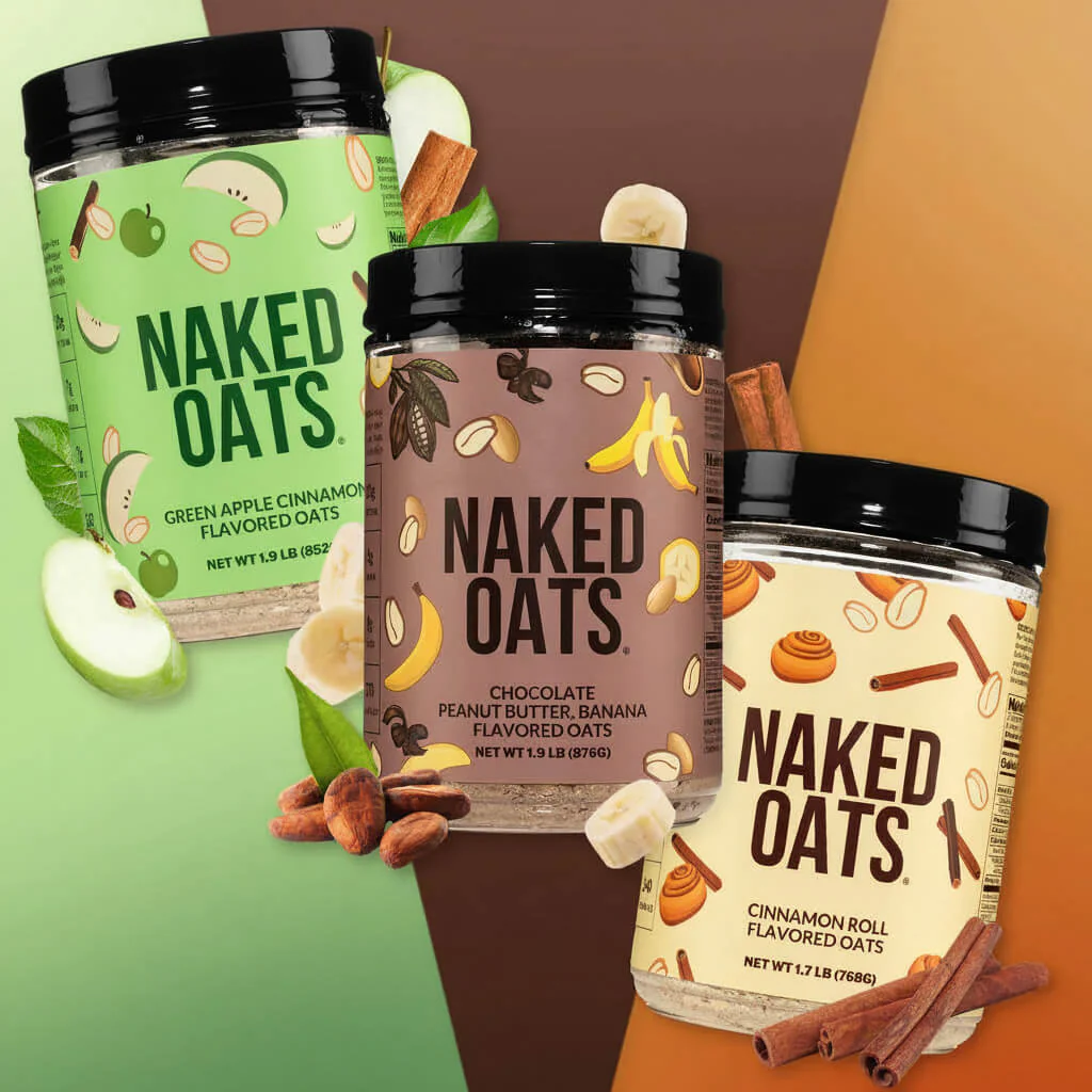 Chocolate Peanut Butter Banana Protein Oats | Naked Oats - Image 8
