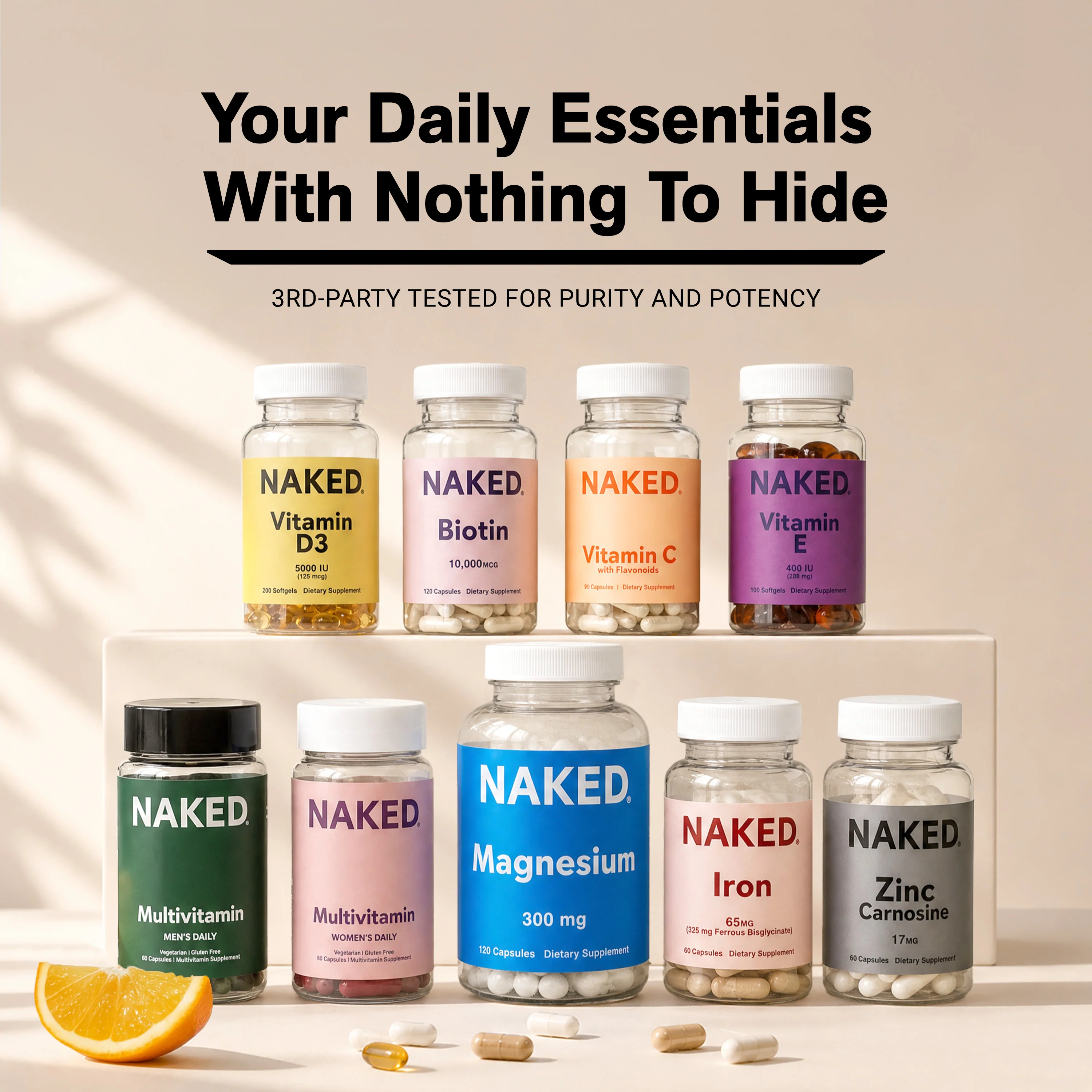 Daily Biotin Supplement | Naked Biotin - 120 Capsules - Image 8