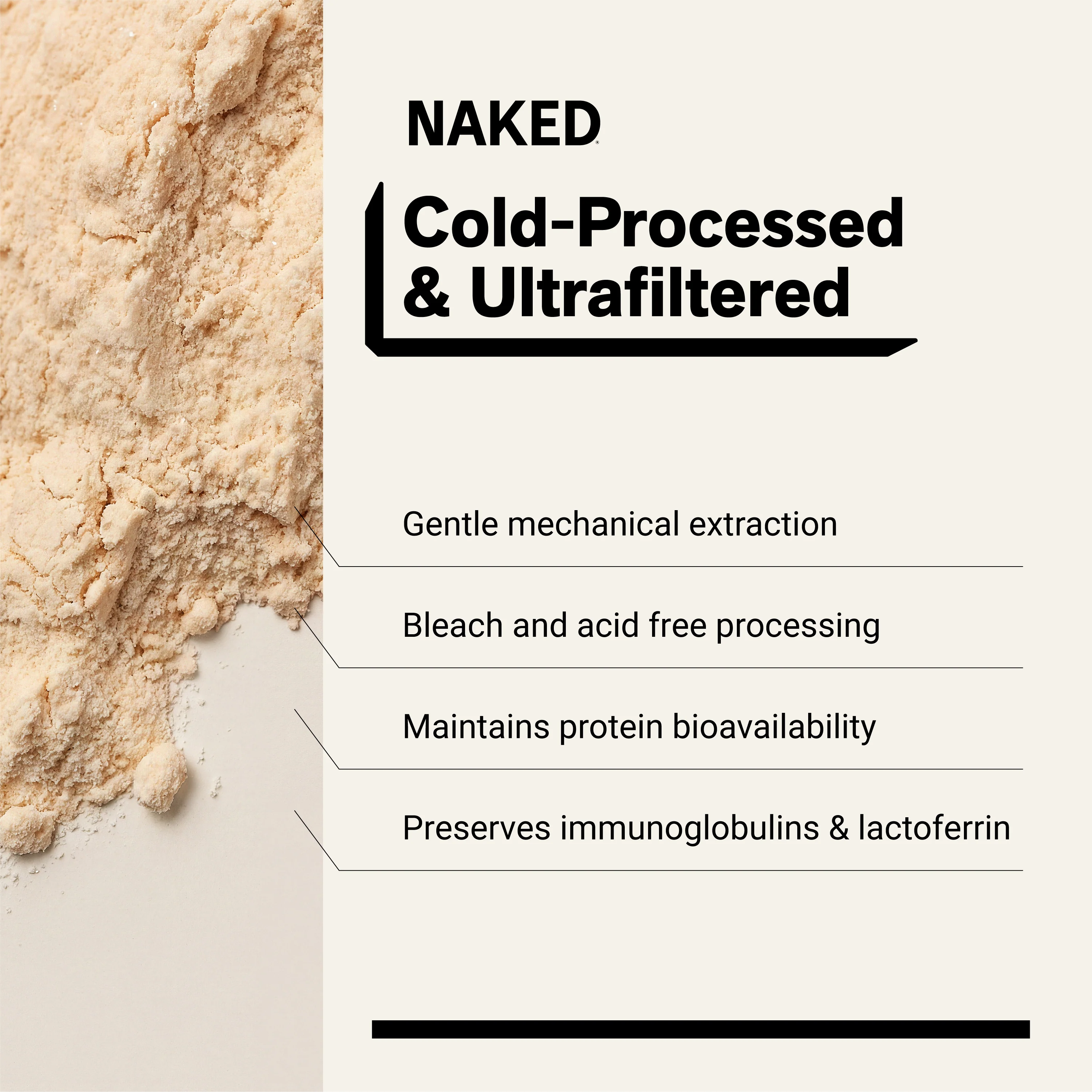 Chocolate Peanut Butter Whey Protein Powder 2LB | Naked Whey - 2LB - Image 4