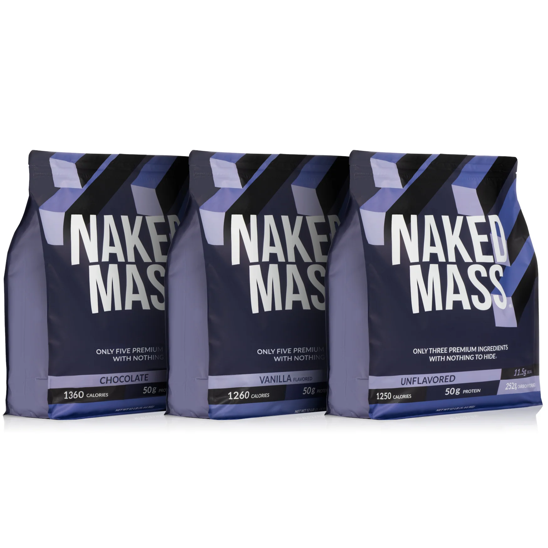 Vanilla Mass Gainer Protein Supplement | Naked Vanilla Mass - 12LB - Image 7