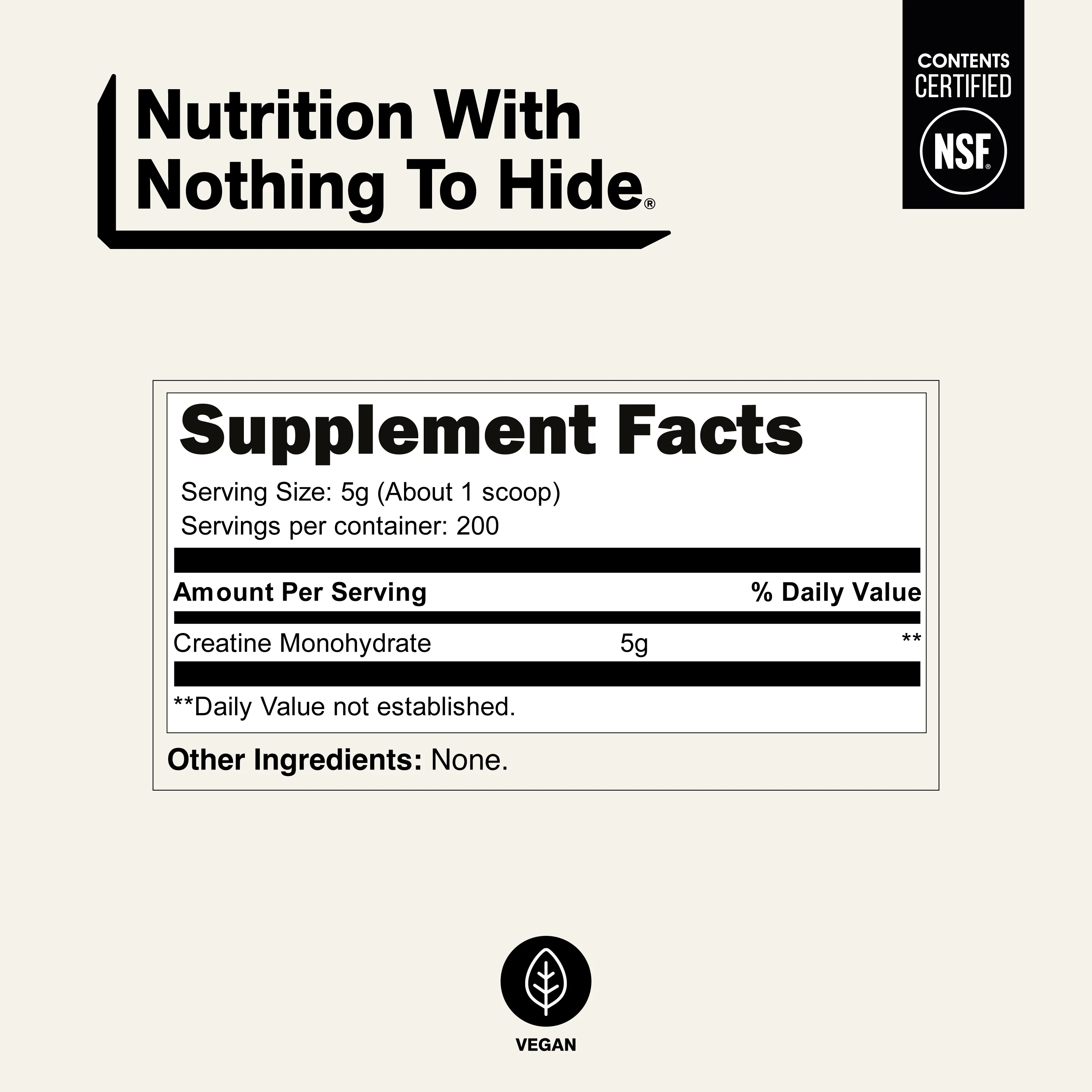 Creatine Monohydrate Powder | Naked Creatine - 2.2LB - Image 5