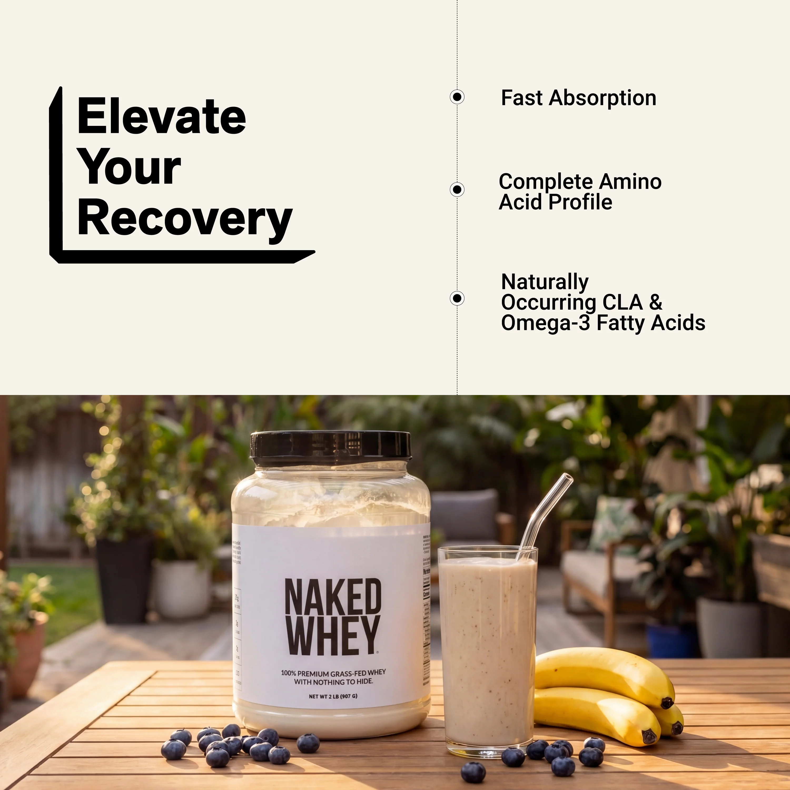 Grass Fed Whey Protein Powder | Naked Whey - 2LB - Image 6
