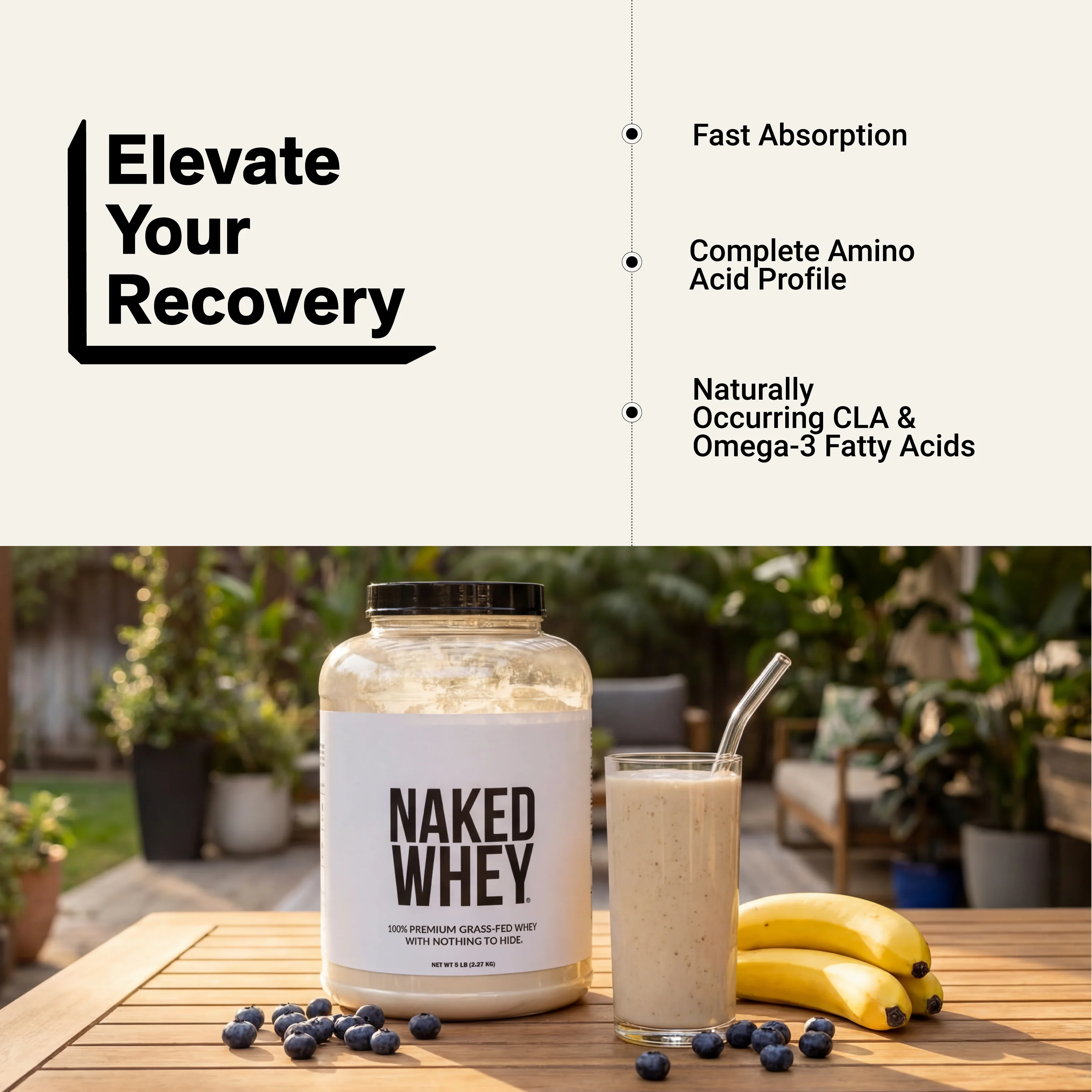 Grass Fed Whey Protein Powder | Naked Whey - 5LB - Image 6