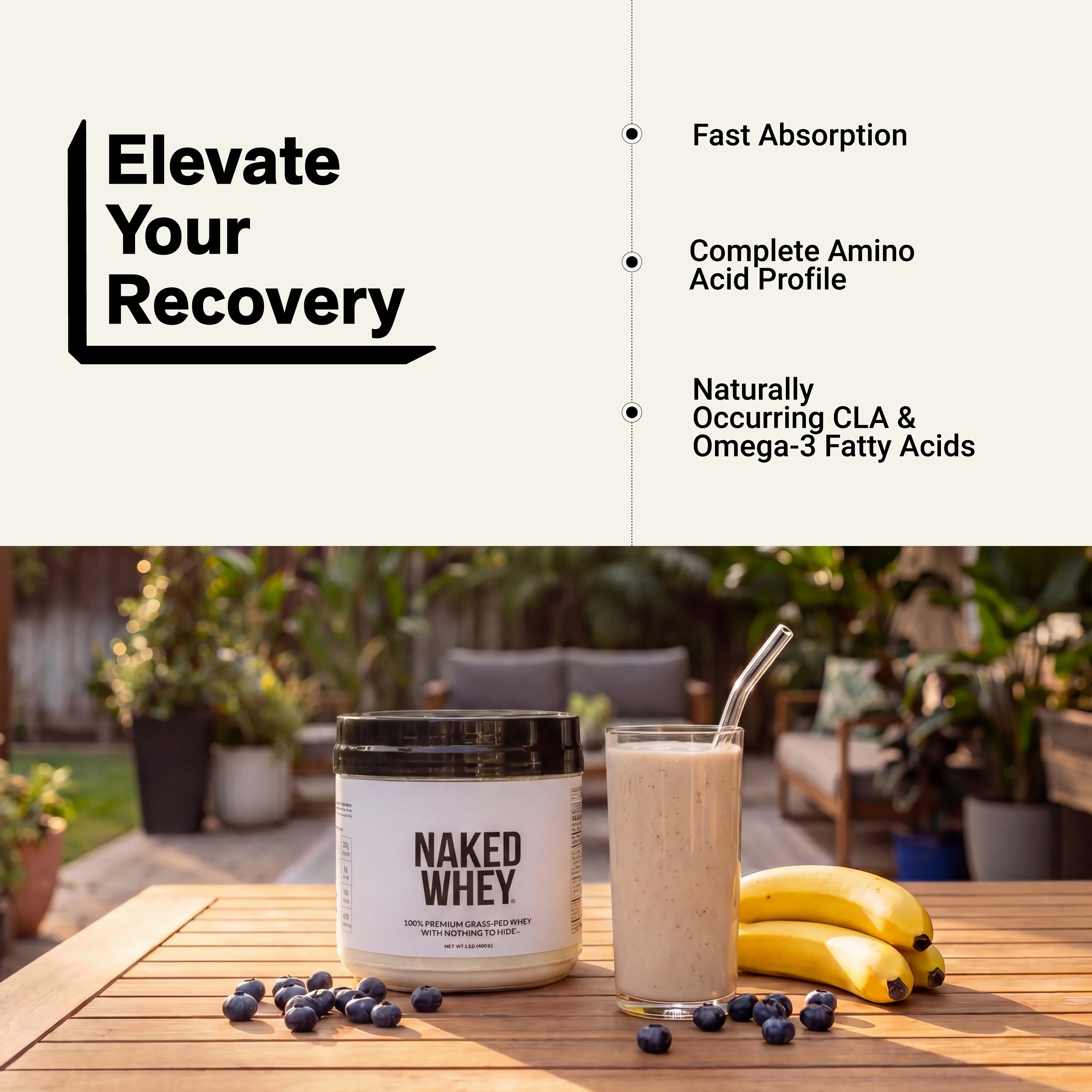 Grass Fed Whey Protein Powder | Naked Whey - 1LB - Image 6