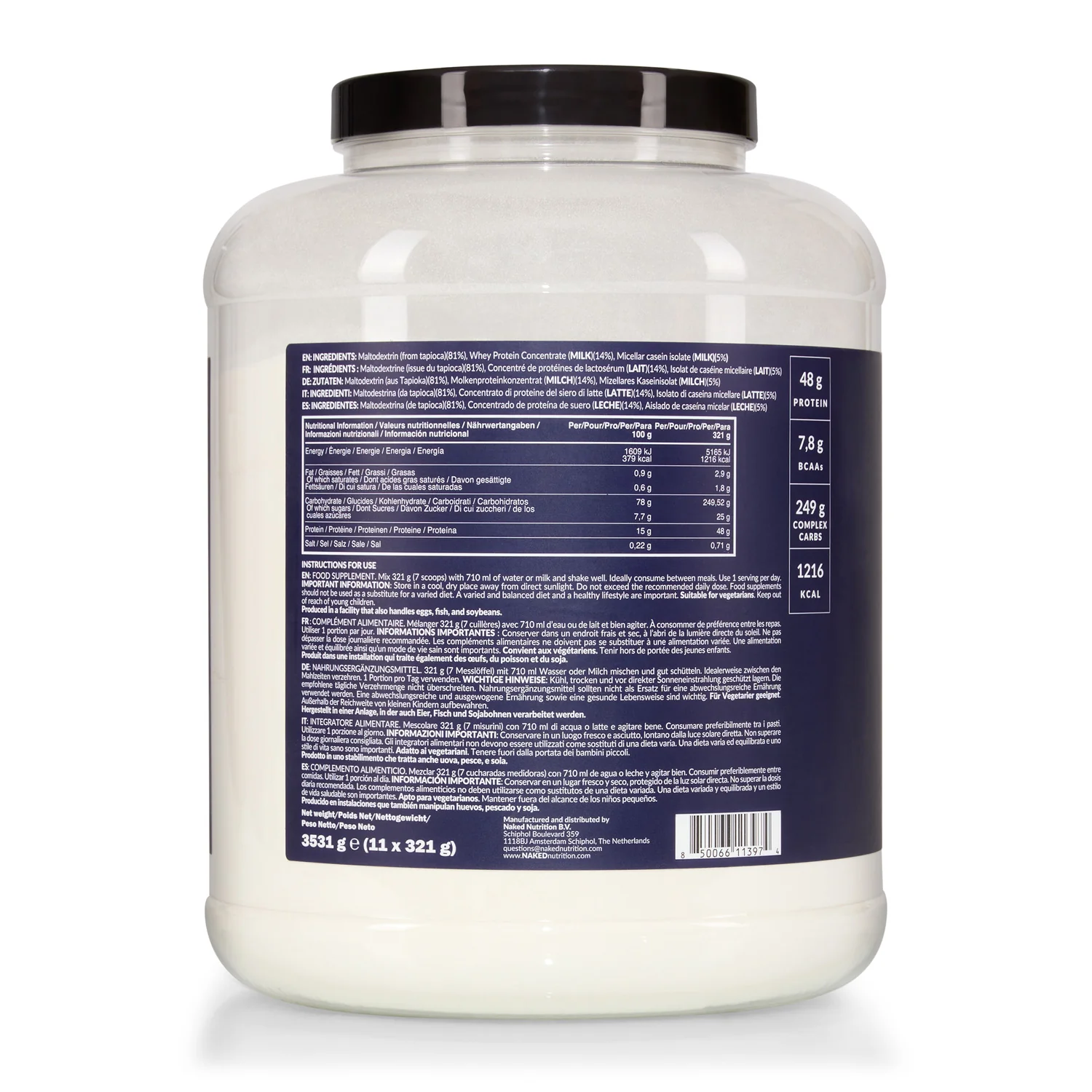 Mass Gainer Protein Supplement | Naked Mass - Image 10