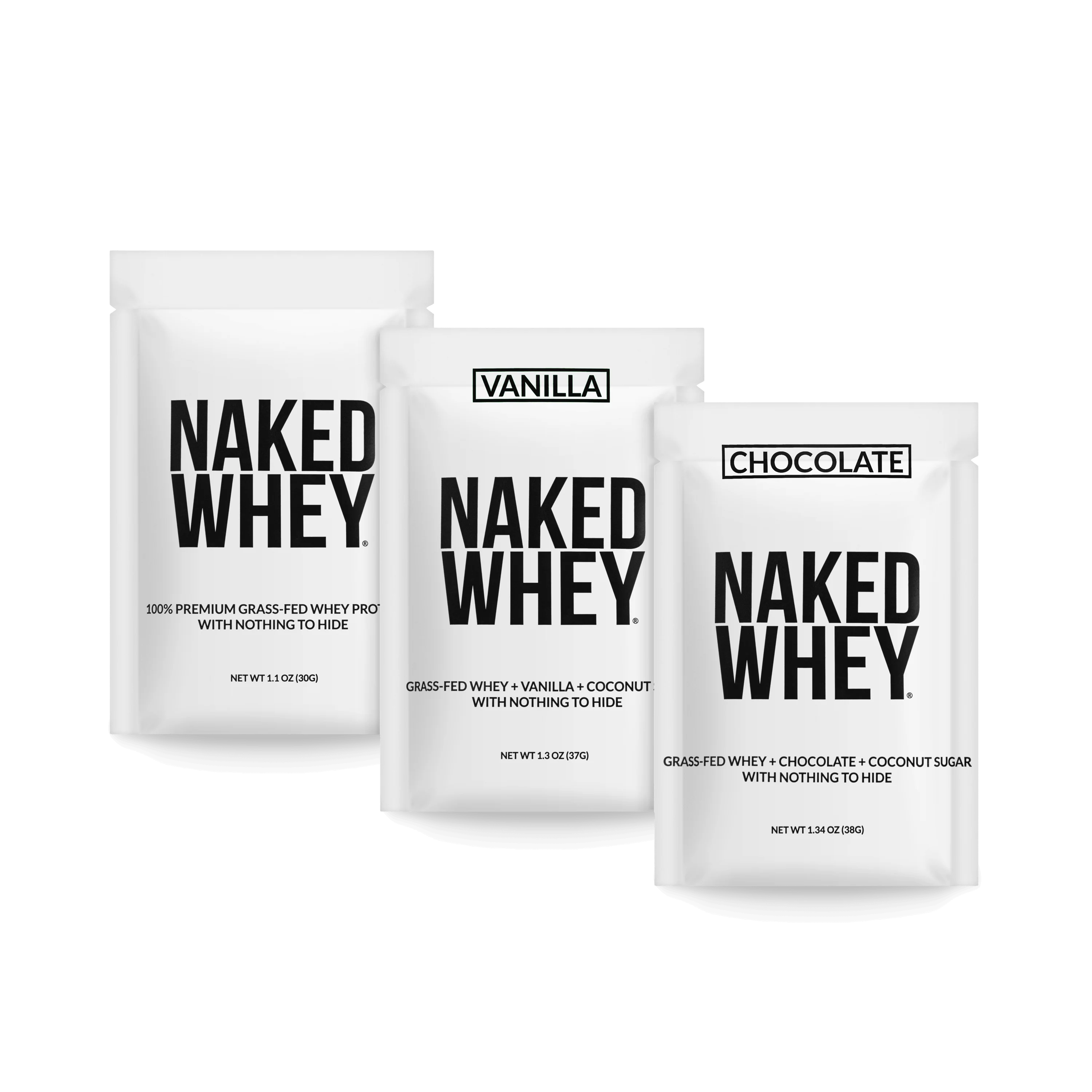 Grass Fed Whey Protein Powder Sample Pack