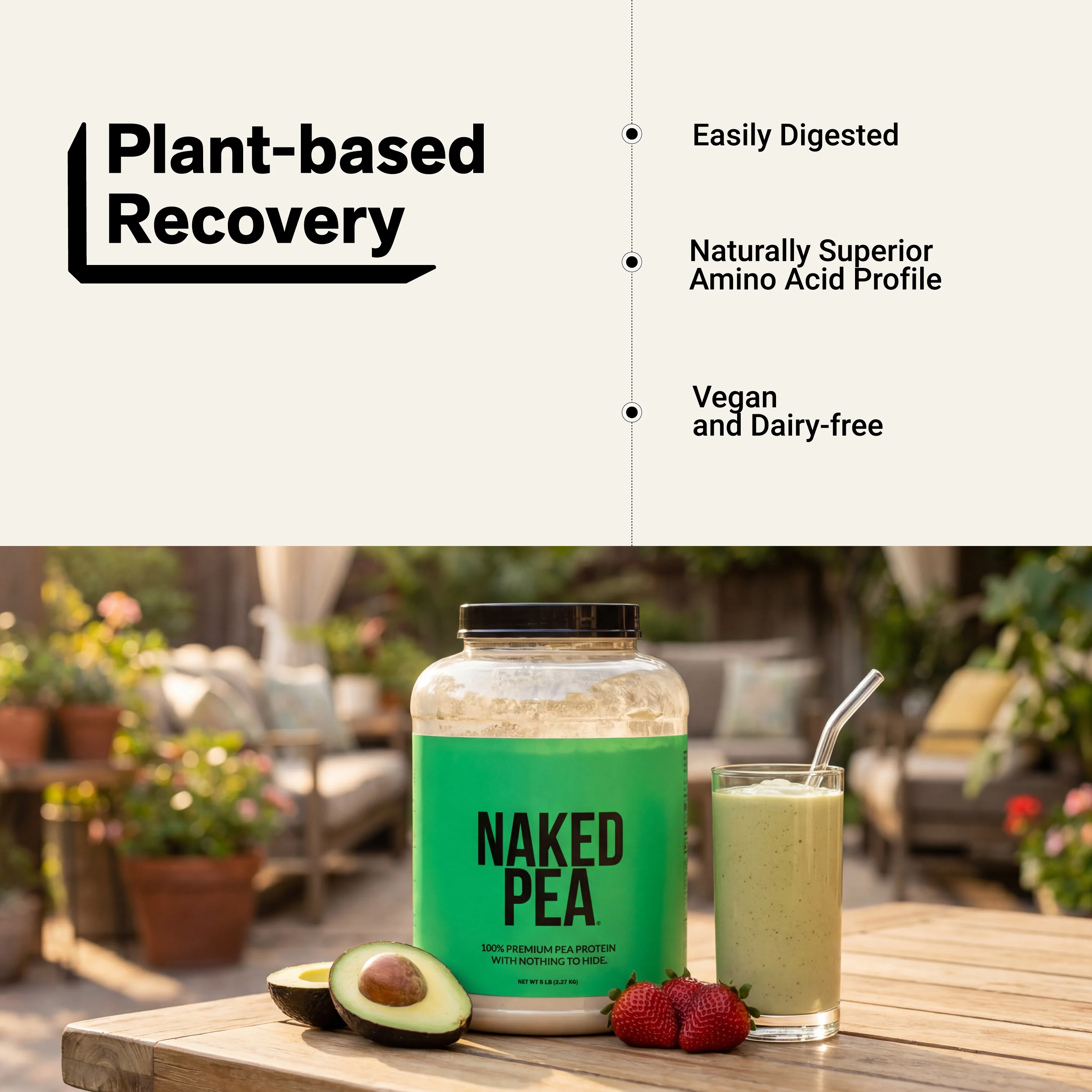 Pea Protein Powder | Naked Pea - 5LB - Image 6