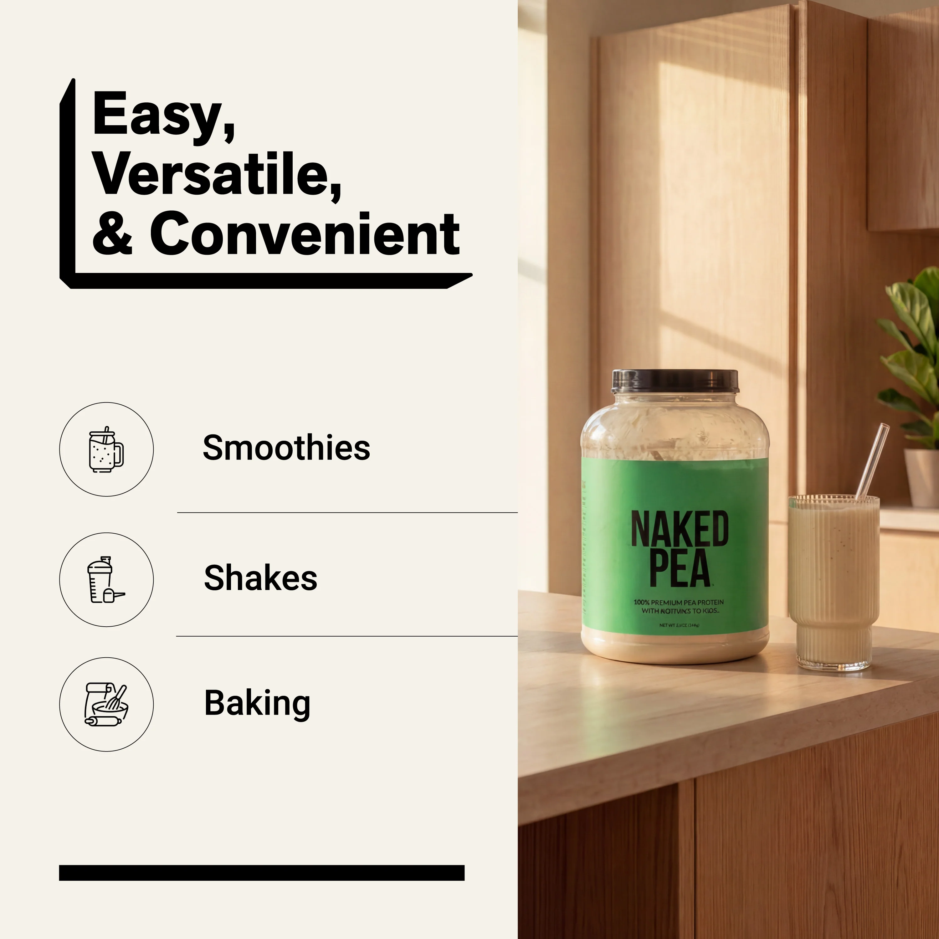 Pea Protein Powder | Naked Pea - 5LB - Image 7