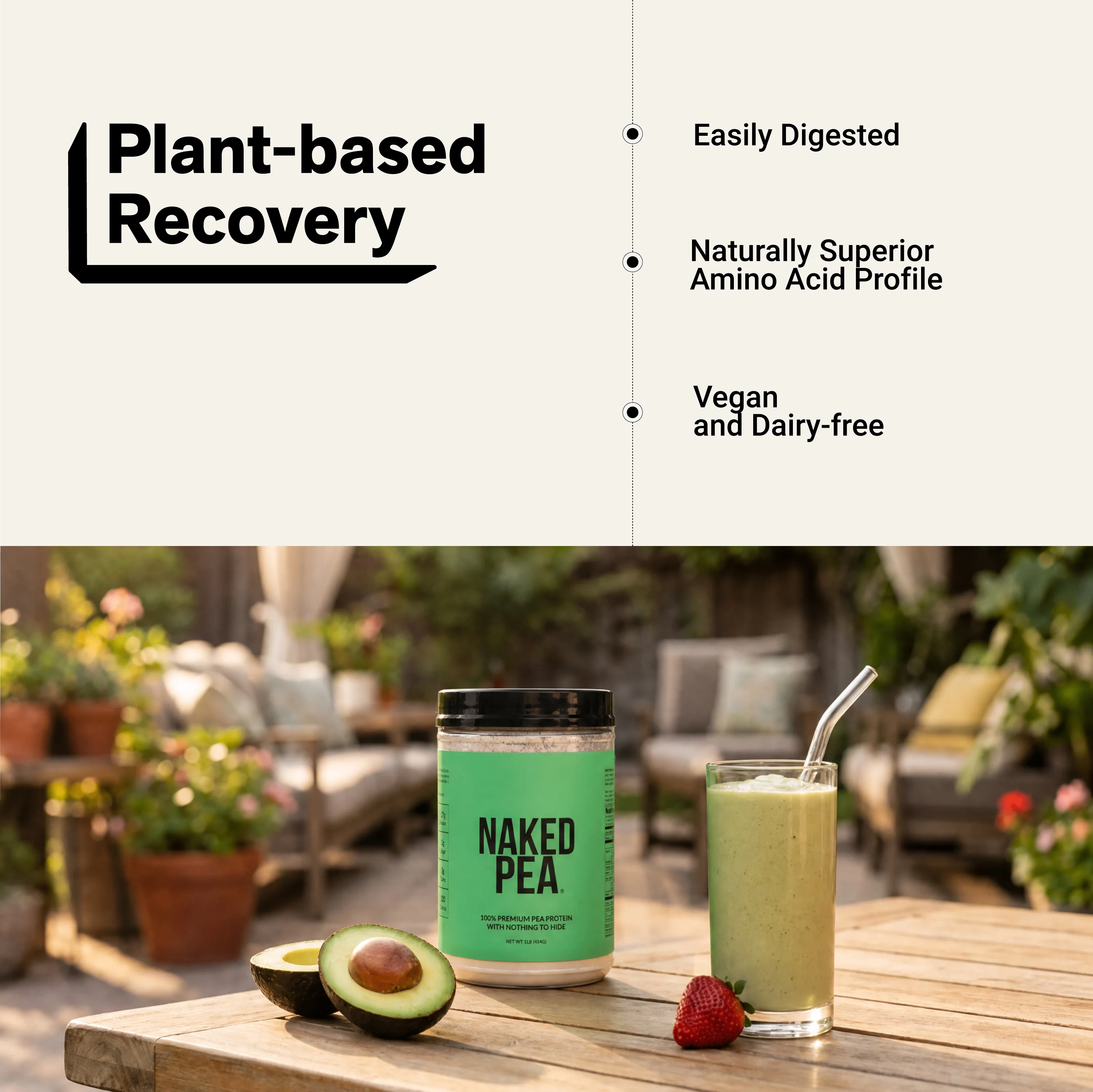 Pea Protein Powder 1lb | Naked Pea - 1lb - Image 6