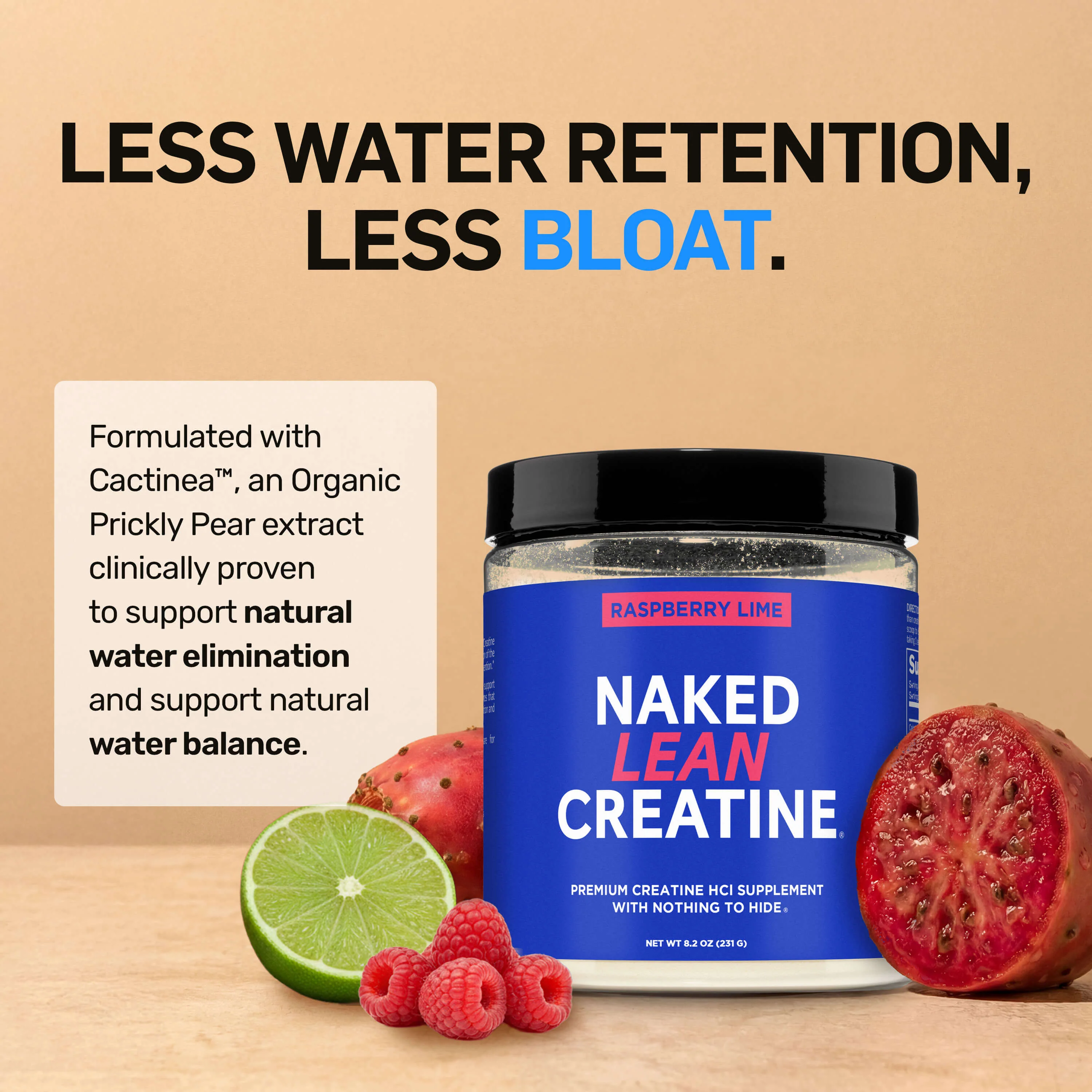 Raspberry Lime Creatine HCl Powder | Naked Lean Creatine - 231g - Image 4