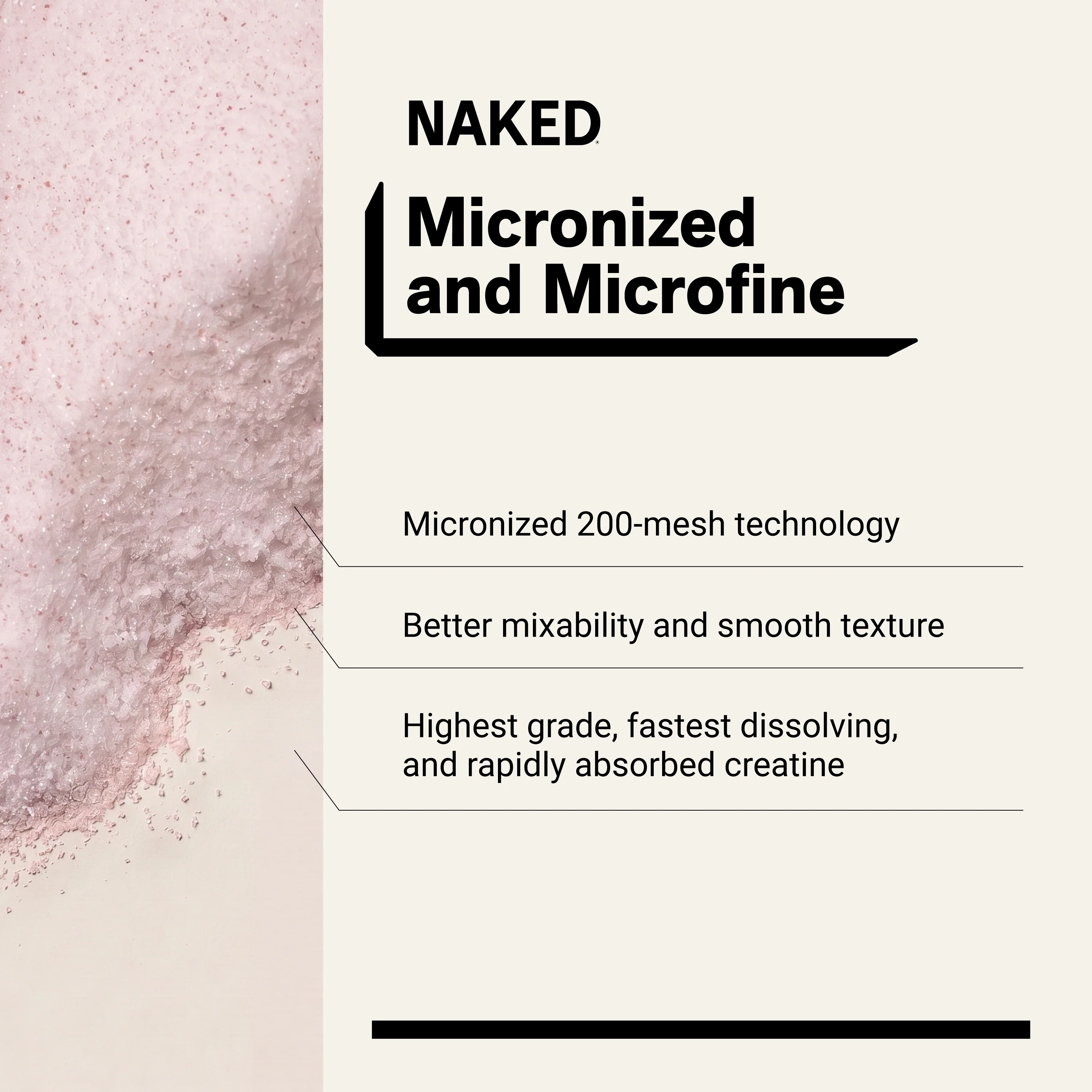 Strawberry Creatine Monohydrate Powder | Naked Creatine - 1.1LB - Image 4