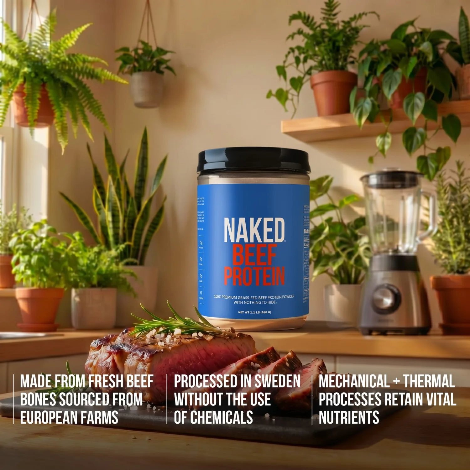 Beef Protein Powder | Naked Beef Protein - 1.1LB - Image 4