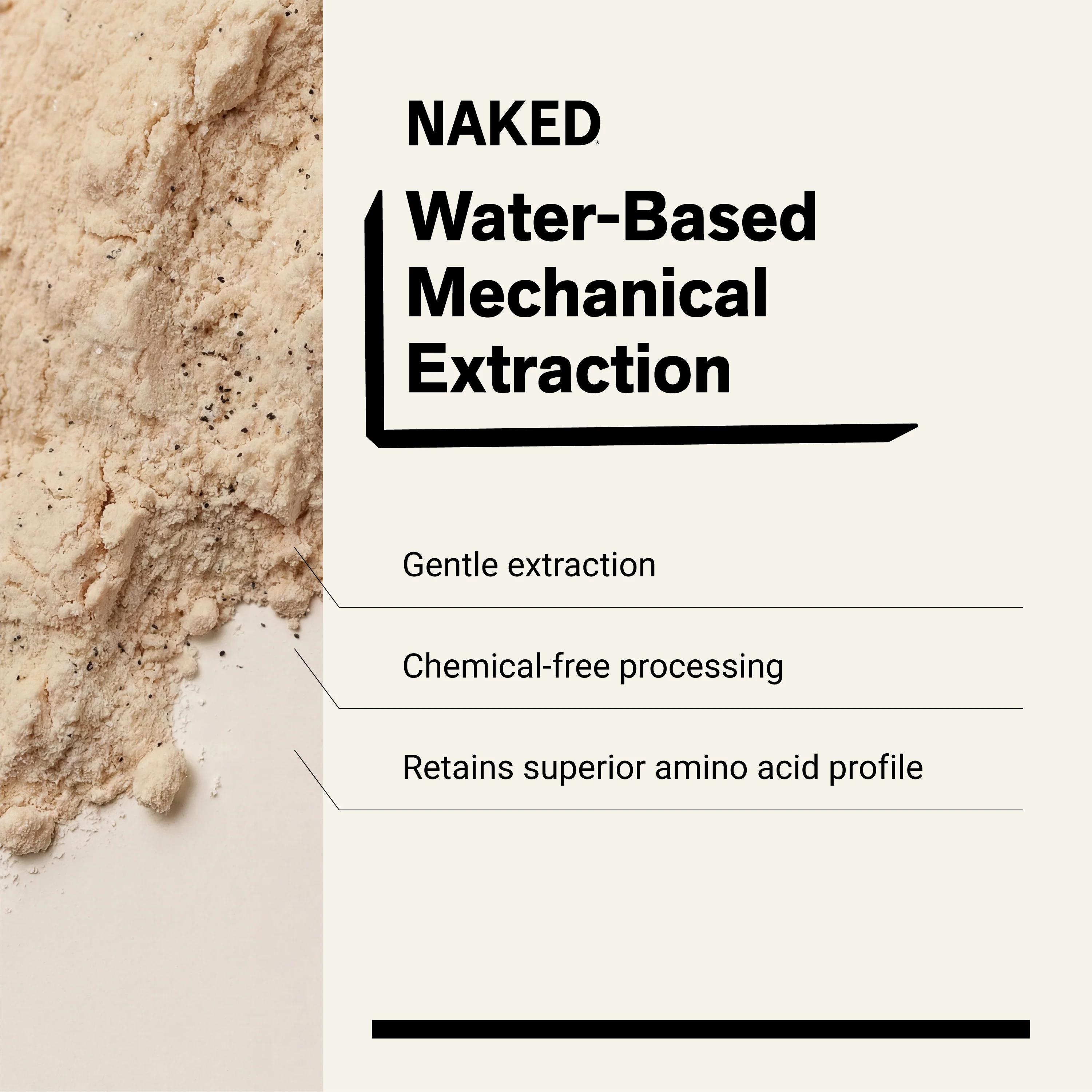 Vanilla Pea Protein Powder | Naked Vanilla Pea - 1LB - Image 4