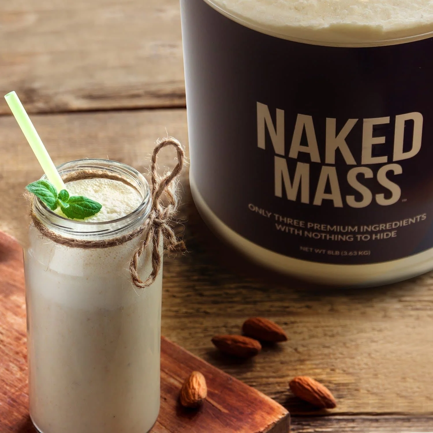 Vanilla Mass Gainer Protein Supplement | Naked Vanilla Mass - 8LB - Image 9