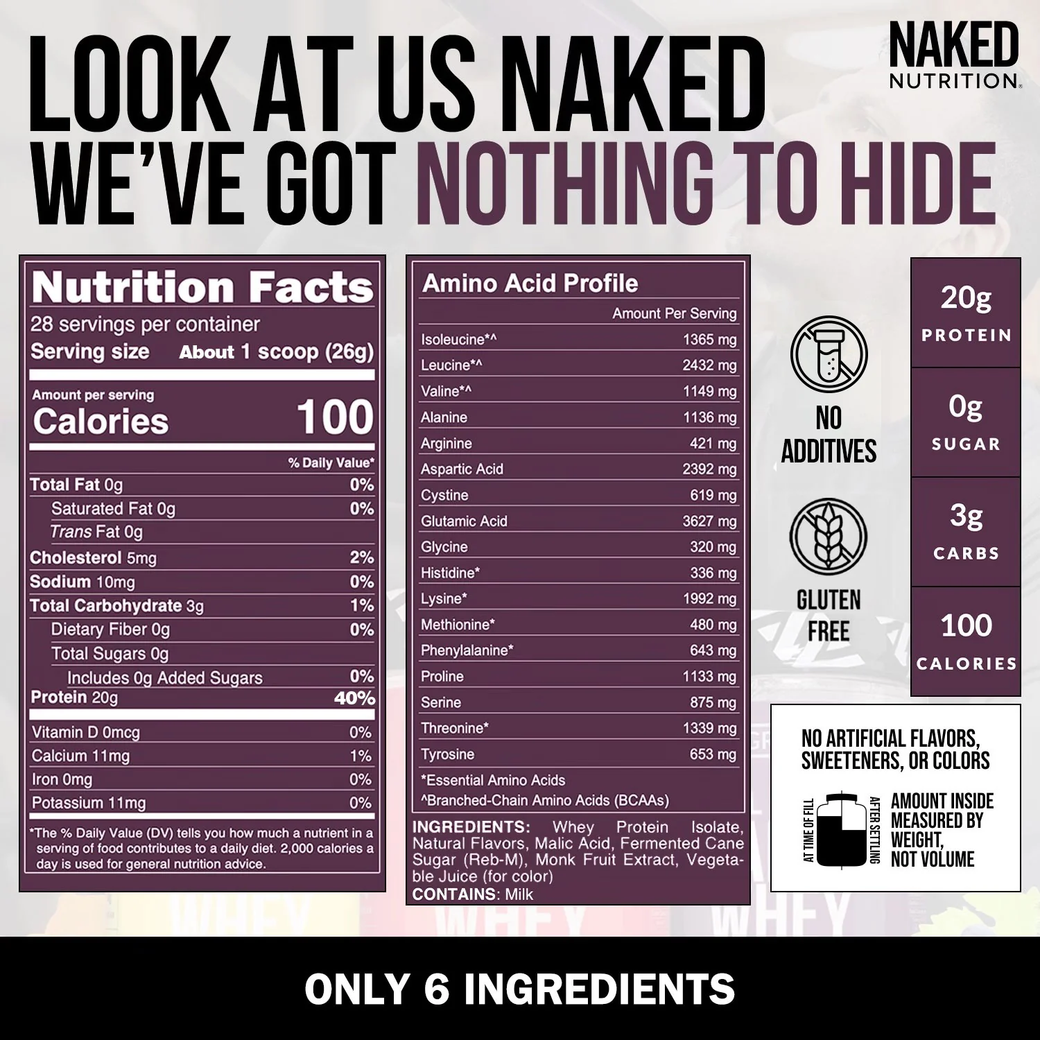 Grape Whey Protein Isolate | Clear Naked Whey - Image 2