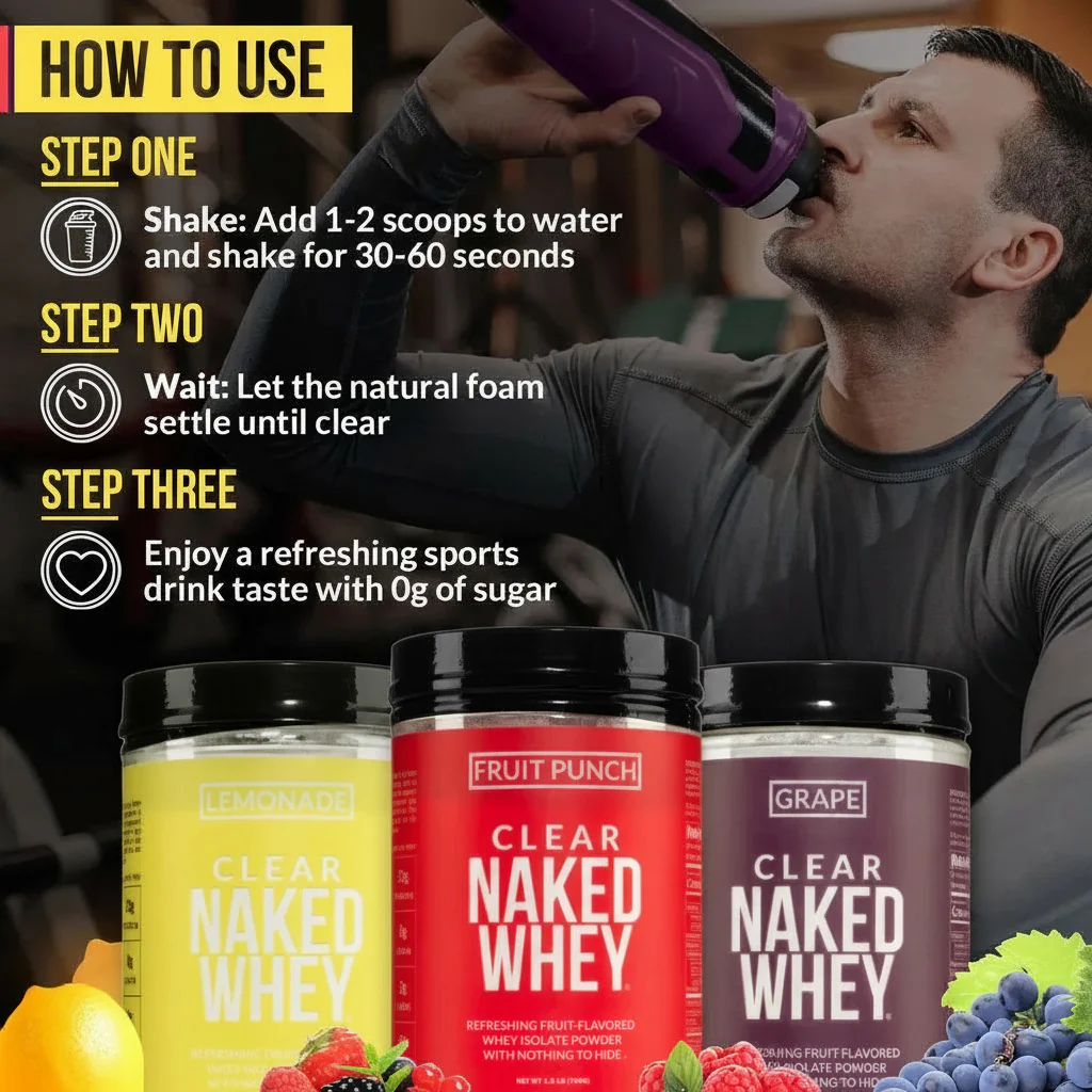 Grape Whey Protein Isolate | Clear Naked Whey - Image 4