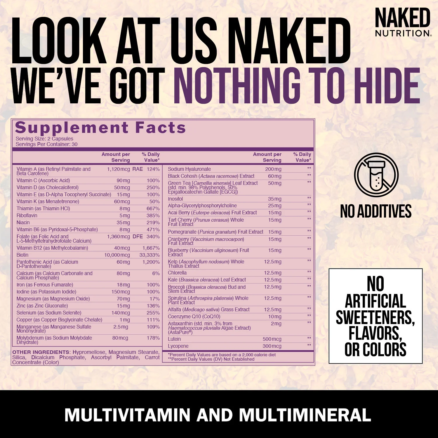 Multivitamin for Women | Women's Multi - 60 Capsules - Image 3