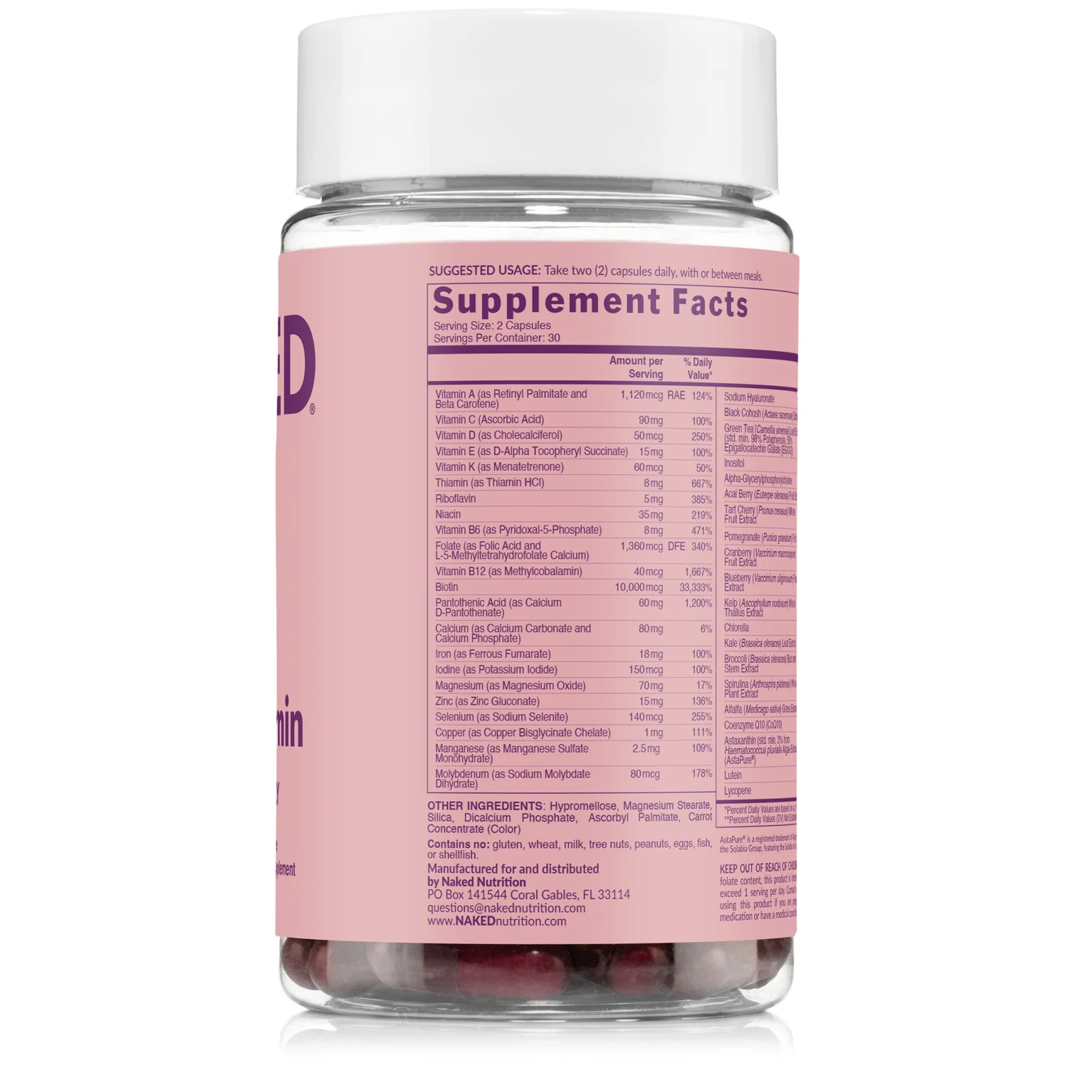 Multivitamin for Women | Women's Multi - 60 Capsules - Image 6